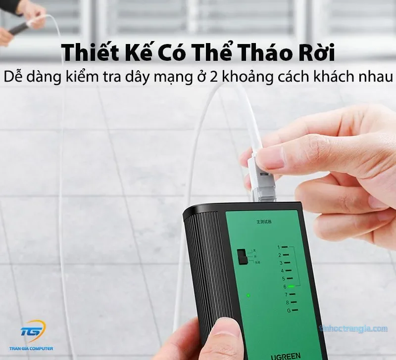Thiết bị kiểm tra dây cáp mạng RJ45/RJ11 Ugreen 10950 3