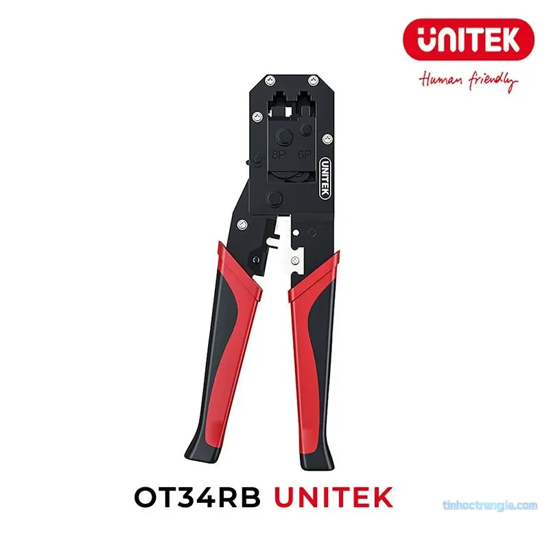 Kìm bấm cáp mạng đa năng Unitek OT34RB - hover