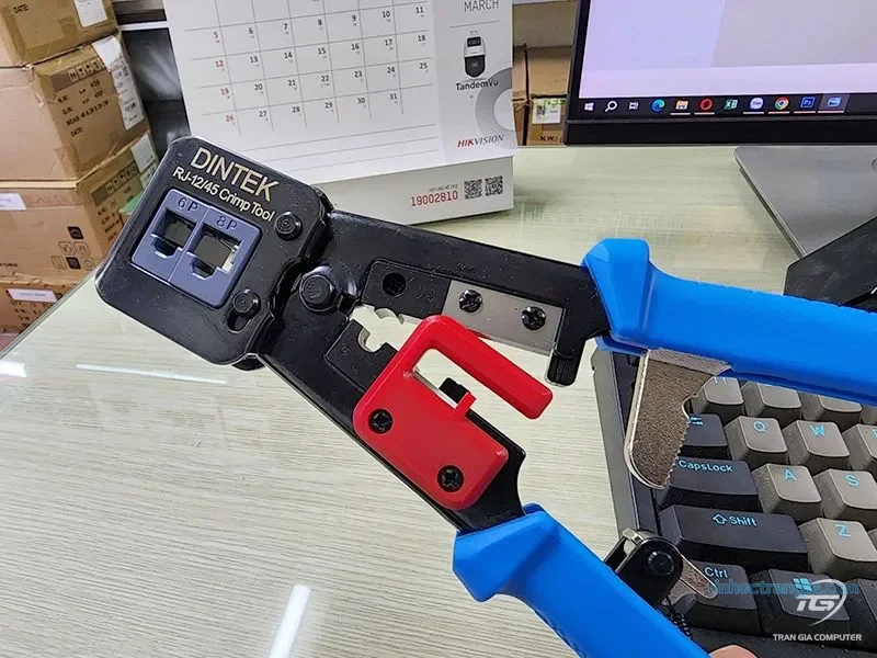 Kìm bấm cáp mạng Dintek RJ12/RJ45 6102-01002CH 2