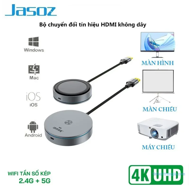 Bộ kết nối HDMI không dây 4K@30Hz JASOZ G144 T-G167 - hover