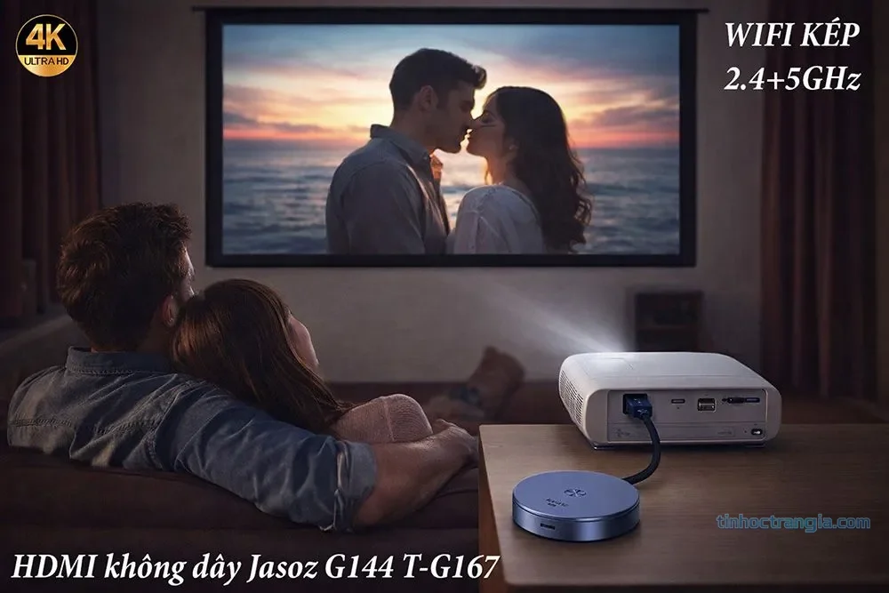 Bộ kết nối HDMI không dây 4K@30Hz JASOZ G144 T-G167 4