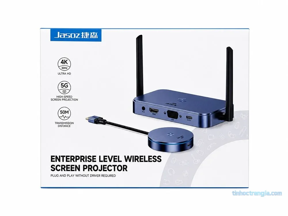 Bộ Truyền Tín Hiệu HDMI Không Dây Jasoz G145 T-G168 - Hỗ Trợ 4K@30Hz, Khoảng Cách 50M 5