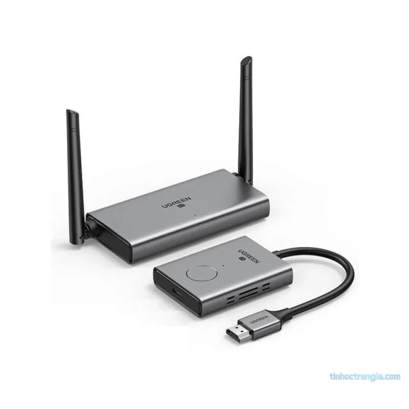 Bộ truyền nhận HDMI/VGA không dây 50m Ugreen 50633 chính hãng
